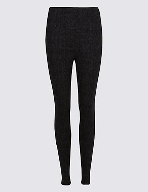 Cotton Rich Textured Leggings Image 2 of 6