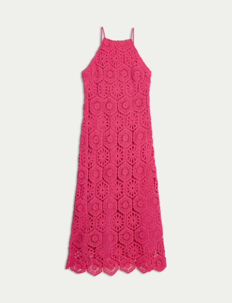 Cotton Rich Textured Midaxi Slip Dress 3 of 5
