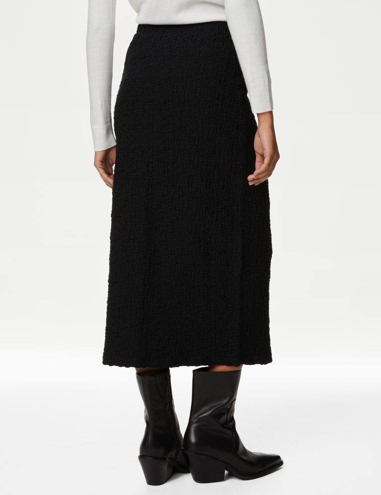 Black midi skirt m&s sale