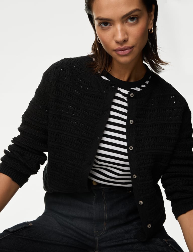 Black cardigan 2025 womens m&s