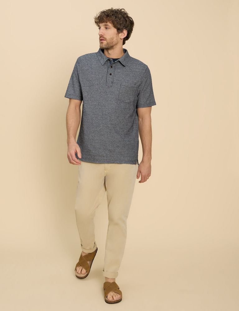 Cotton Rich Textured Polo Shirt 3 of 6