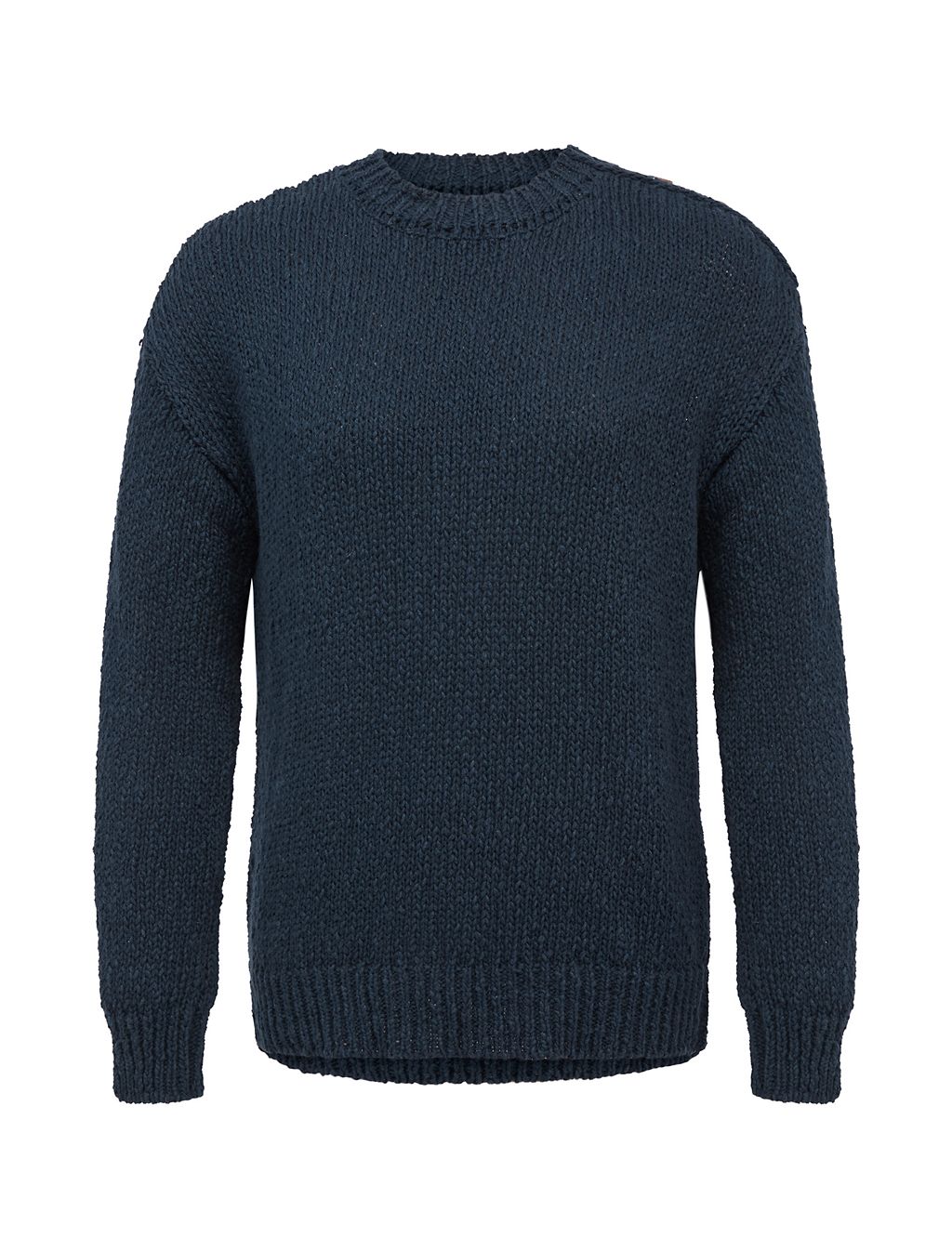 Cotton Rich Textured Relaxed Jumper 1 of 6
