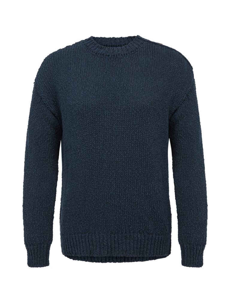 Cotton Rich Textured Relaxed Jumper 2 of 6