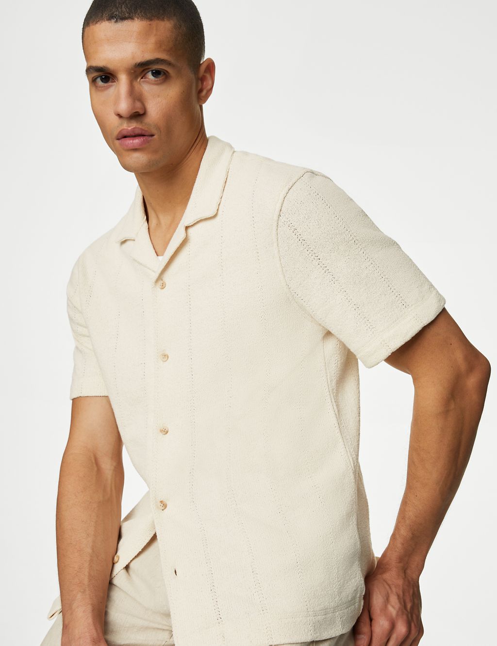 Cotton Rich Textured Shirt 3 of 5