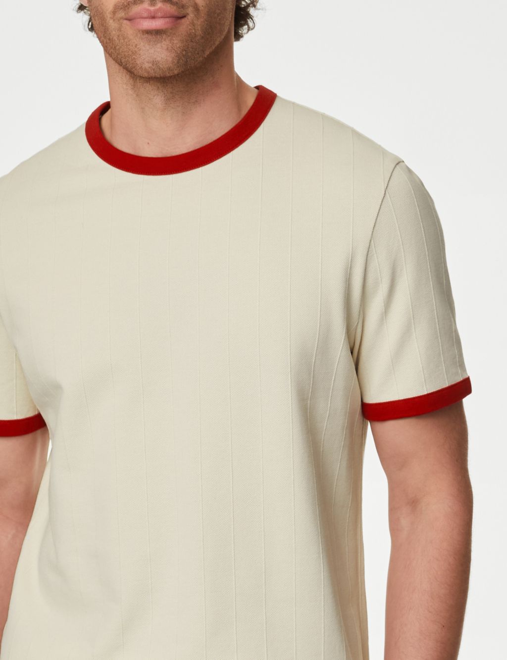 Cotton Rich Textured T-Shirt 2 of 5