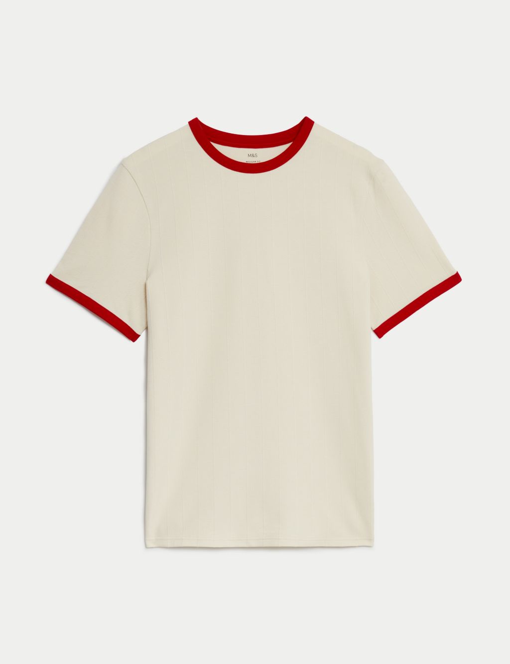 Cotton Rich Textured T-Shirt 1 of 5