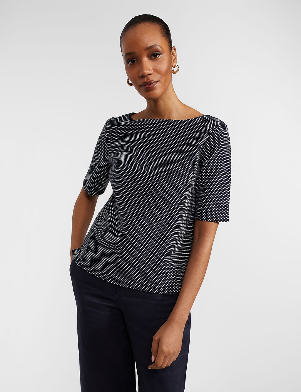 Cotton Rich Textured Top 3 of 6