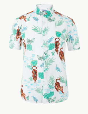 m&s mens summer shirts