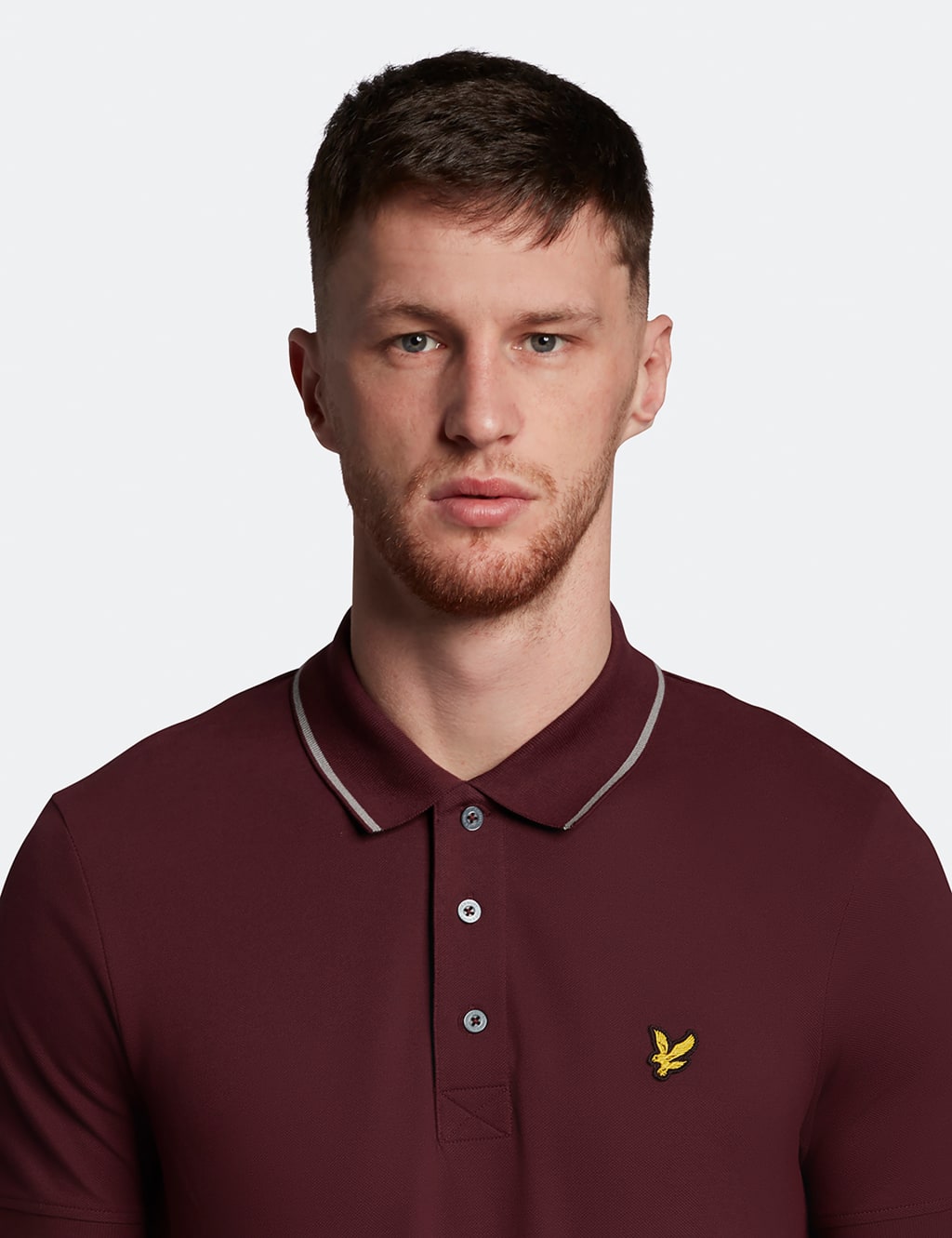 Cotton Rich Tipped Collar Polo Shirt Lyle & Scott M&S