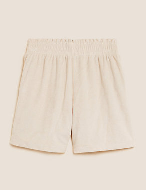 Cotton Rich Towelling Beach Shorts Image 2 of 5