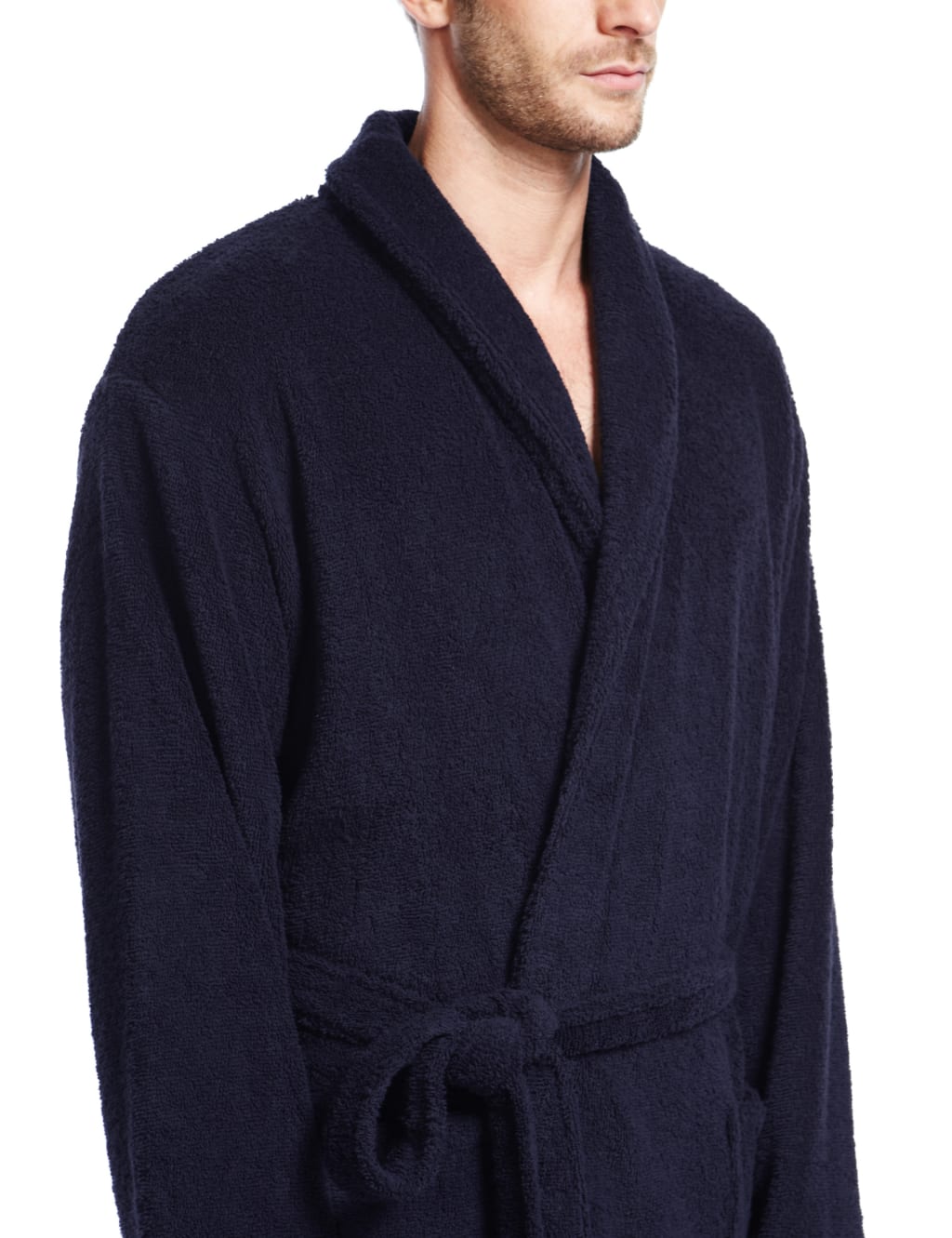 m&s towelling bathrobe