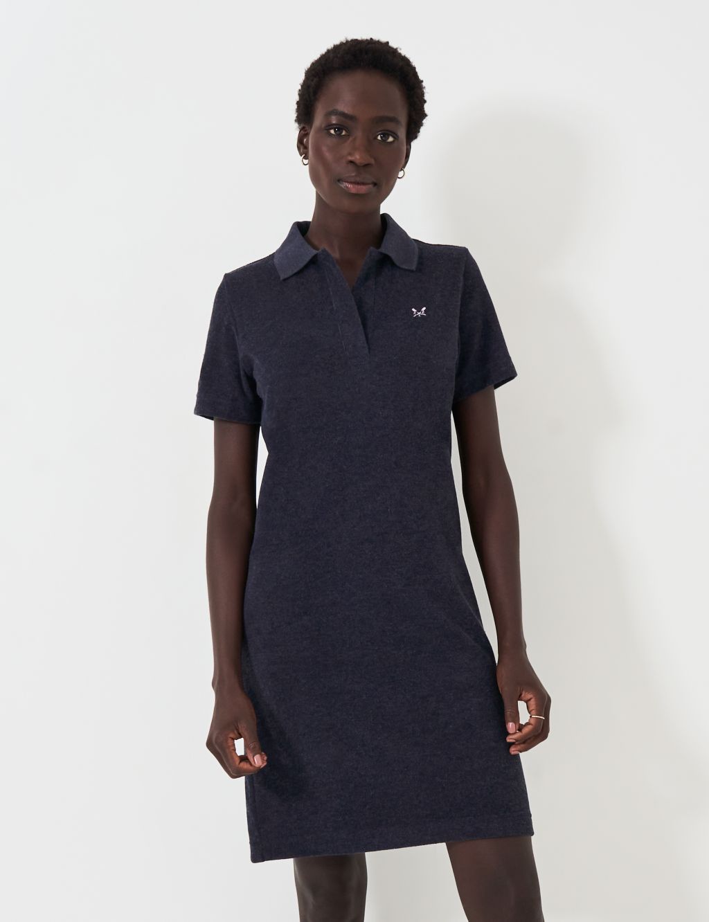 Cotton Rich Towelling Polo Dress 2 of 5