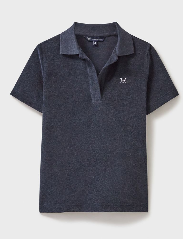Cotton Rich Towelling Polo Shirt 2 of 5