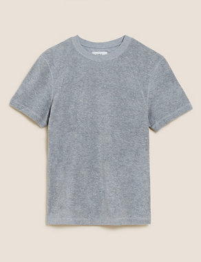 Cotton Rich Towelling T-Shirt Image 2 of 5