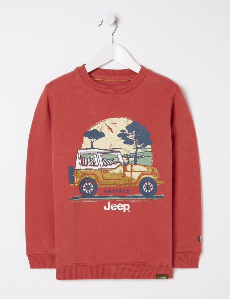 Cotton Rich Transport Sweatshirt (3-13 Yrs) 1 of 1