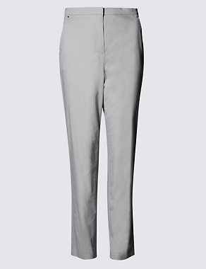 Cotton Rich Trousers Image 2 of 4