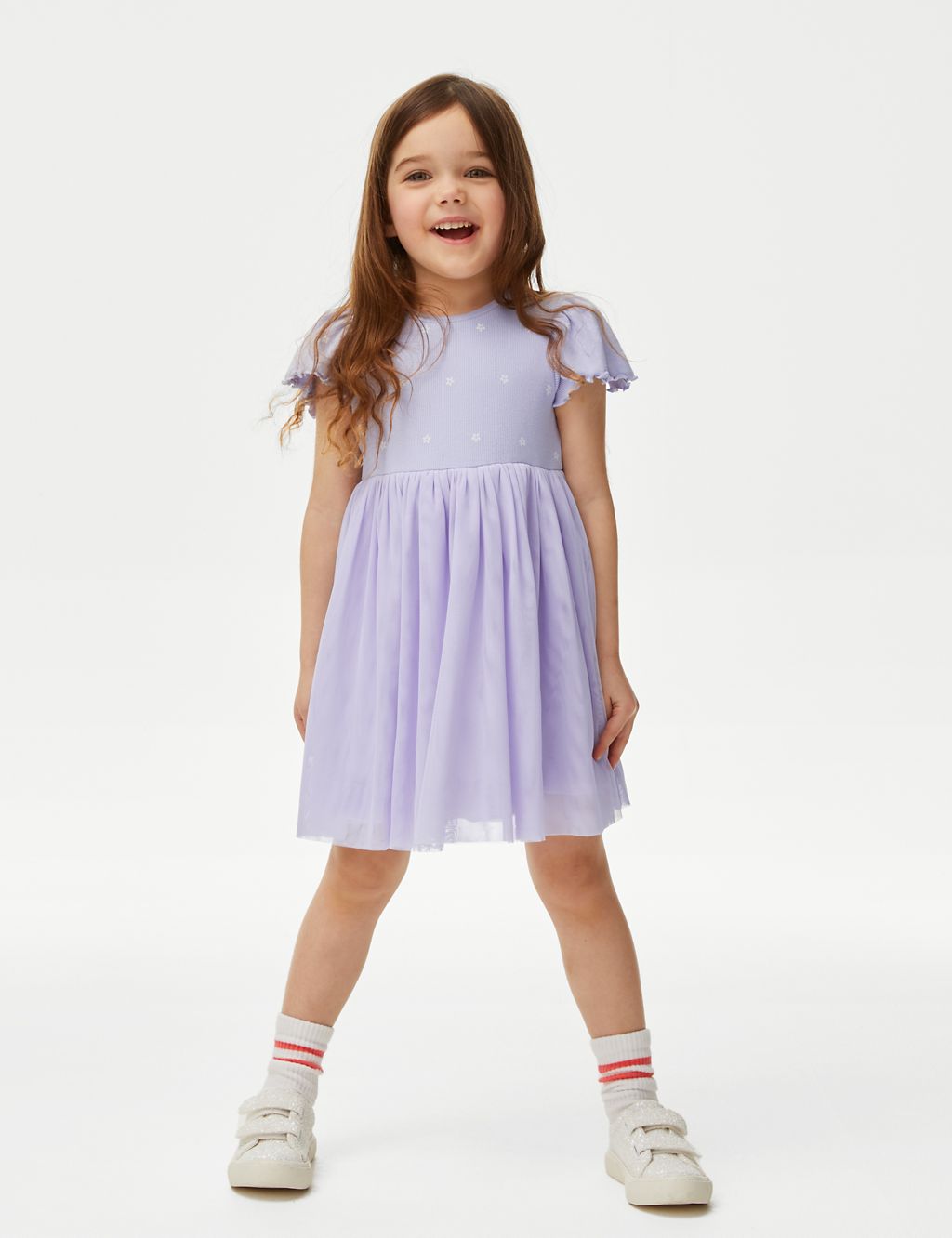 Cotton Rich Tulle Dress (2-8 Yrs) 3 of 4