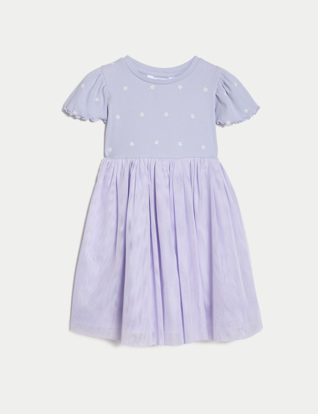 Cotton Rich Tulle Dress (2-8 Yrs) 1 of 4