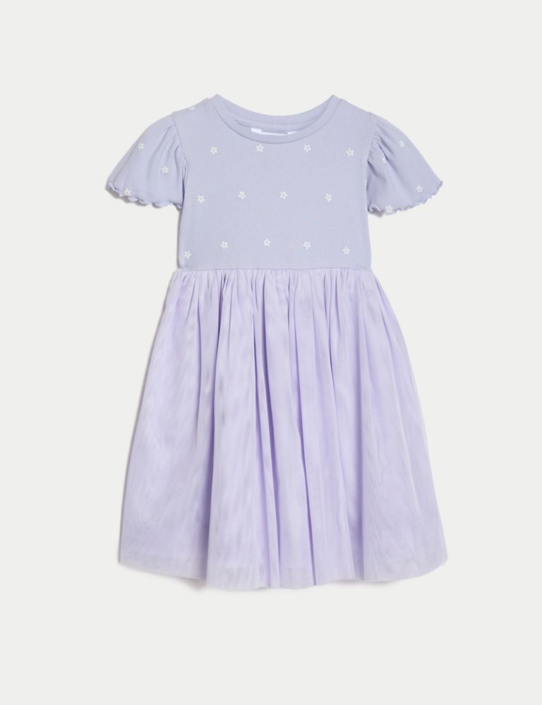Cotton Rich Tulle Dress (2-8 Yrs) 2 of 4