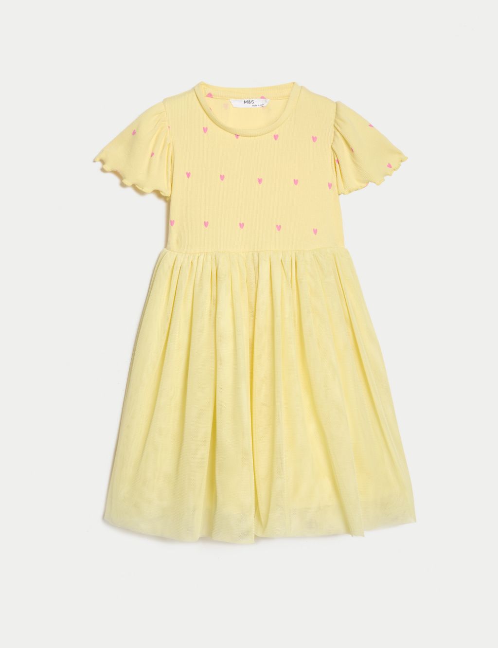 Cotton Rich Tulle Dress (2-8 Yrs) 1 of 4