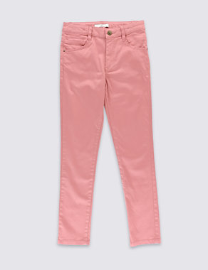 Cotton Rich Twill Trousers (5-14 Years) Image 2 of 3