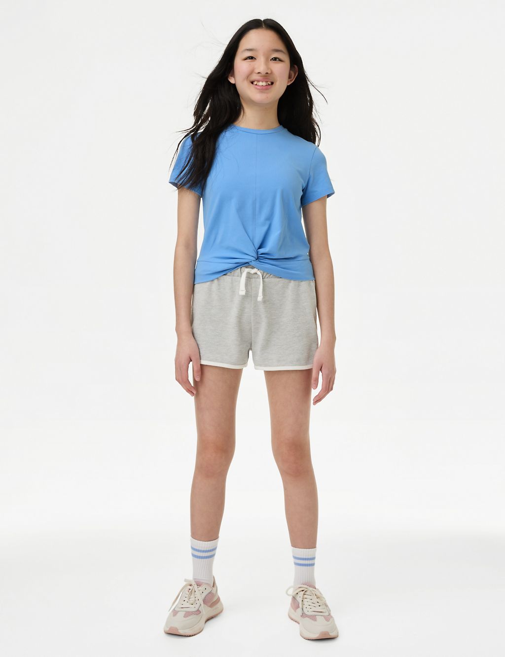 Cotton Rich Twist Front T-Shirt (6-16 Yrs) 2 of 5