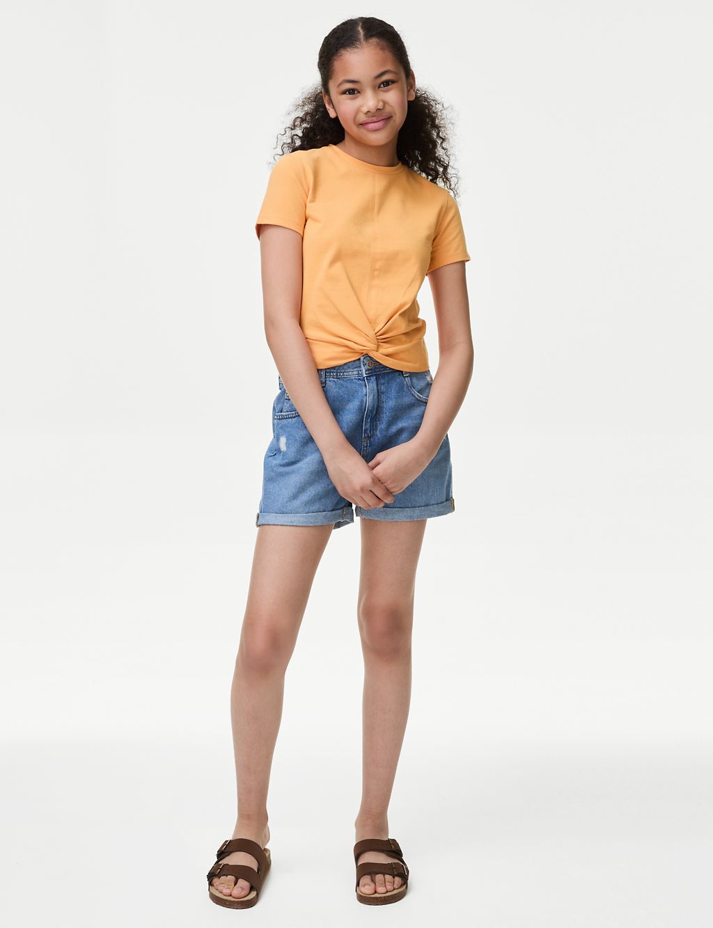 Cotton Rich Twist Front T-Shirt (6-16 Yrs) 3 of 5