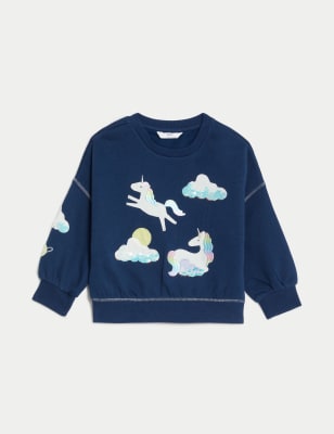 Unicorn sale sequin sweatshirt
