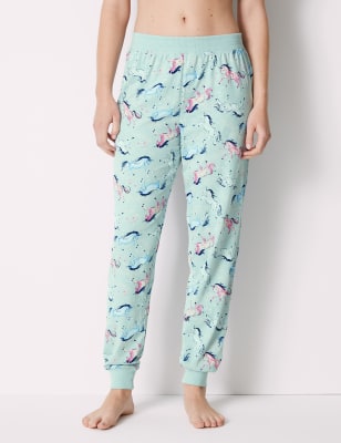 Cotton Rich Unicorn Short Sleeve Pyjama Set M S Collection M S
