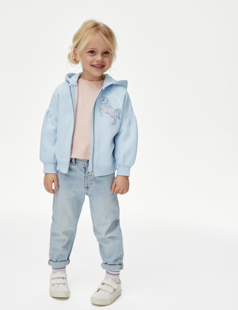 Unicorn zip hoodie outlet