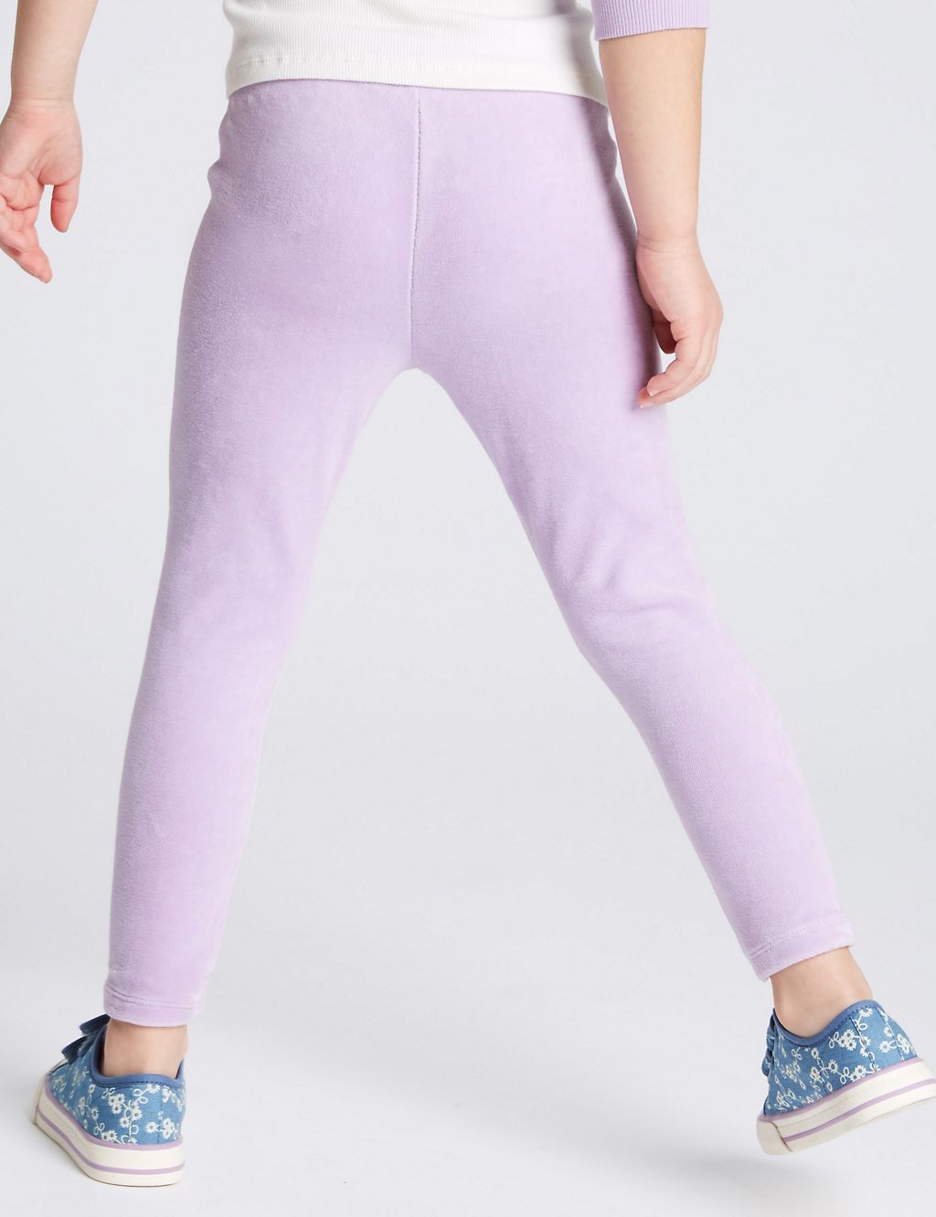 Cotton Rich Velour Jeggings (3 Months - 7 Years) 4 of 4
