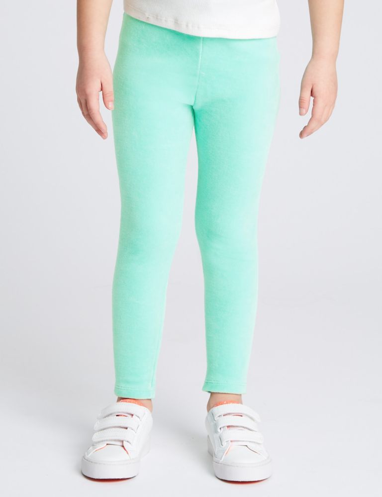 Cotton Rich Velour Jeggings (3 Months - 7 Years) 3 of 4