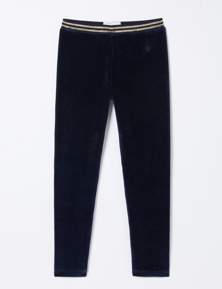 Cotton Rich Velvet Leggings (3-13 Yrs)