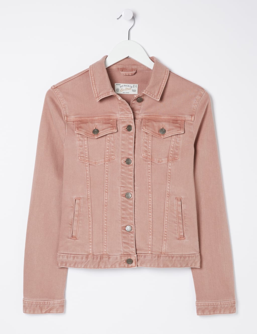 Fat face pink denim jacket store