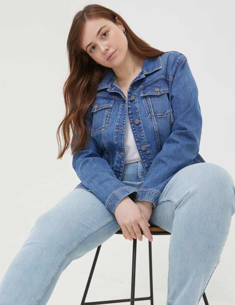 M&s girls denim jacket outlet