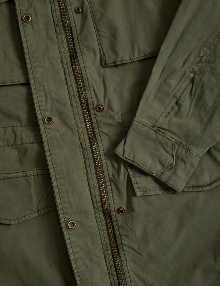 Cotton Rich Waisted Utility Jacket 6 of 6