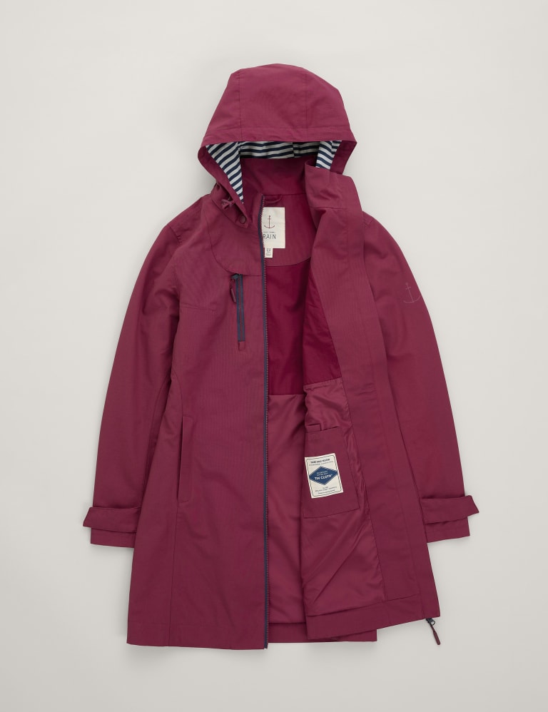 Cotton Rich Waterproof Hooded Parka Coat 2 of 5