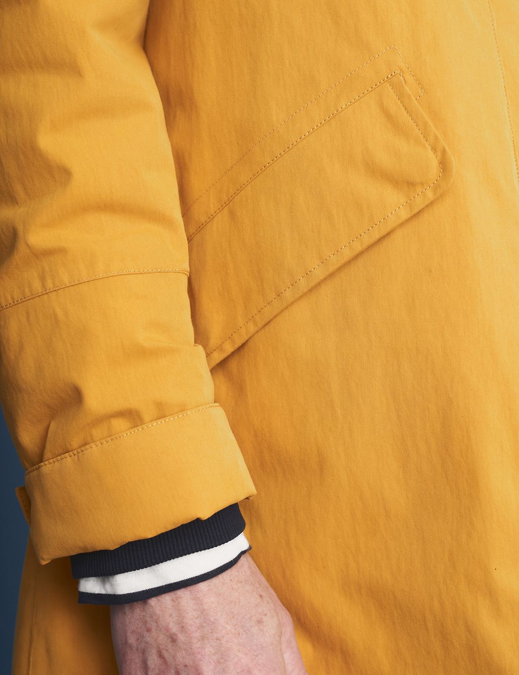 Cotton Rich Waterproof Hooded Raincoat | Seasalt Cornwall | M&S
