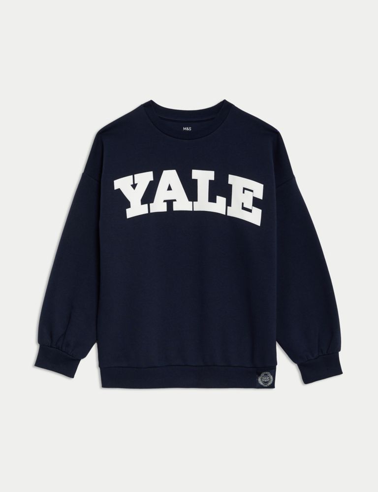 Cotton Rich Yale University™ Sweatshirt (6 -16 Yrs) 1 of 3