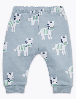 zebra print joggers