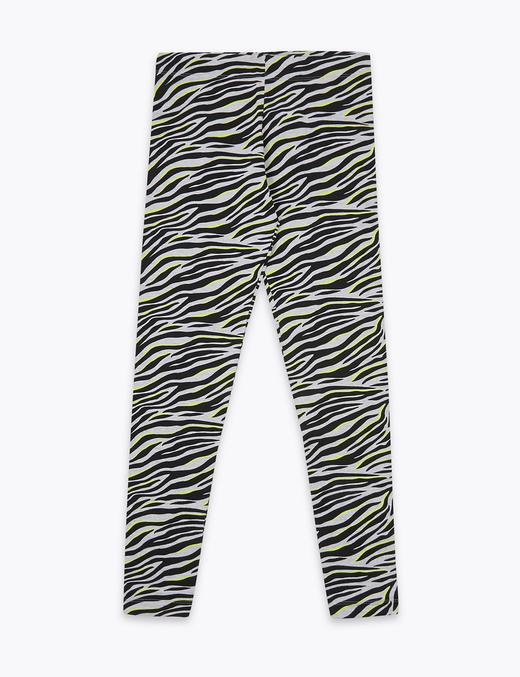 Cotton Rich Zebra Print Leggings (6-16 Yrs) 1 of 5