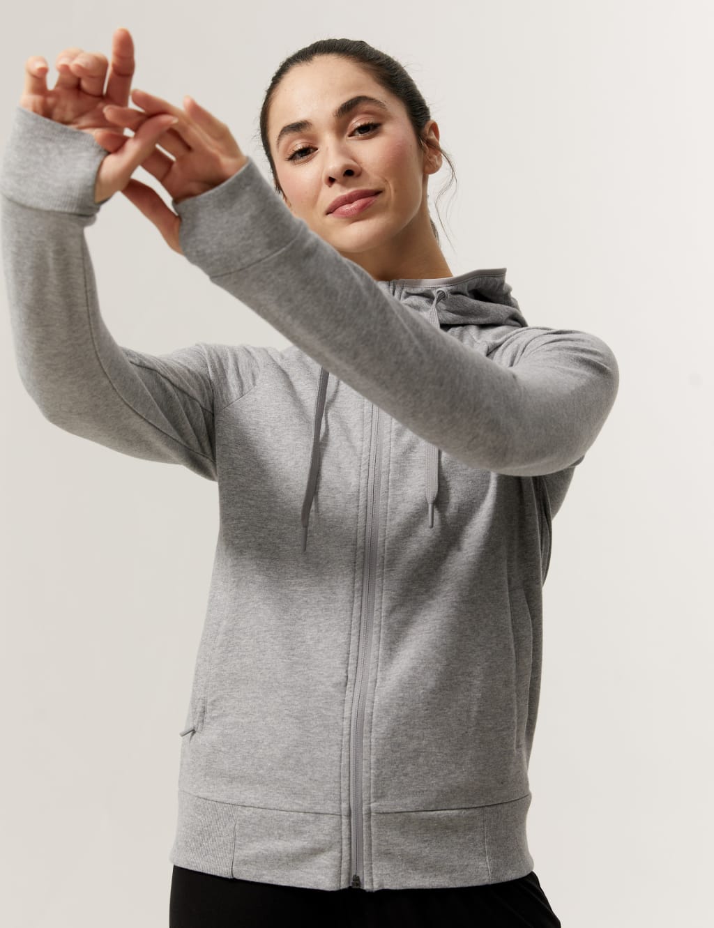 Cotton Rich Zip Up Hoodie 4 of 7