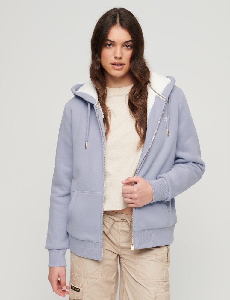 Marks and spencer ladies zip up hoodies top