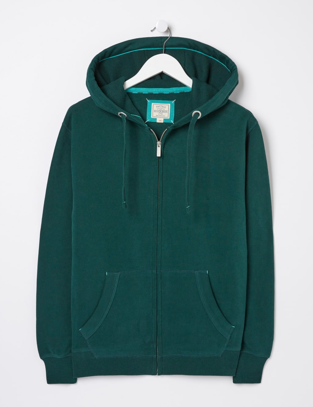 Buy Cotton Rich Zip Up Hoodie | FatFace | M&S