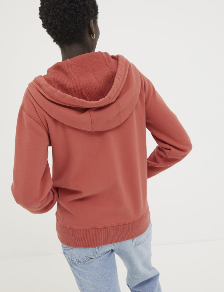 Cotton Rich Zip Up Hoodie 3 of 4