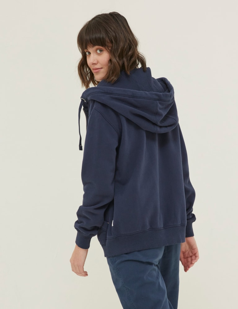 Cotton Rich Zip Up Hoodie 5 of 5