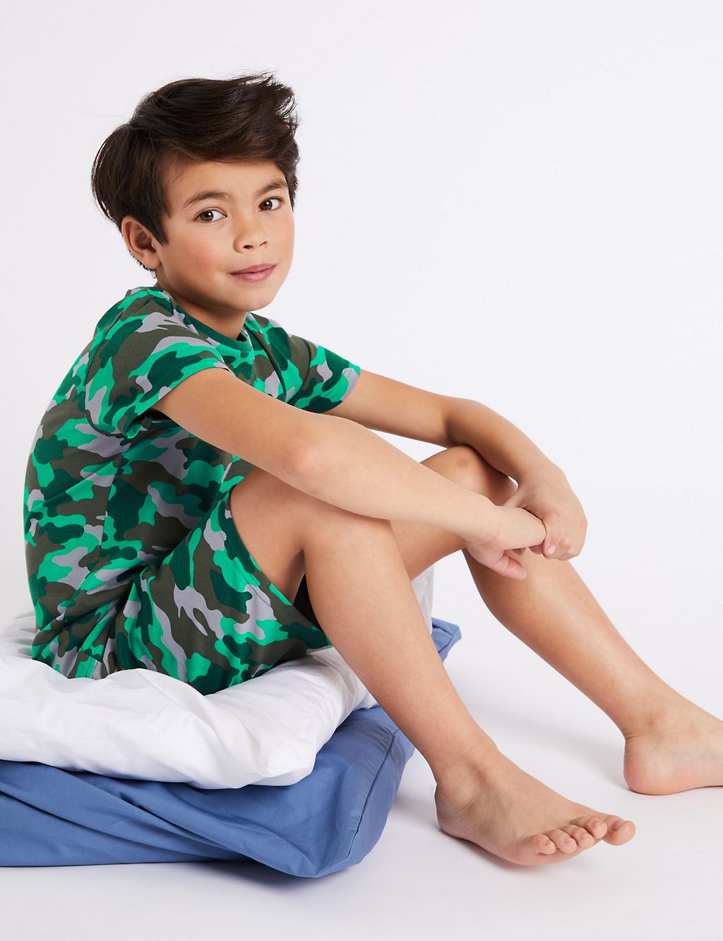 Cotton Short Pyjamas with Stretch (3-16 Years) 3 of 4