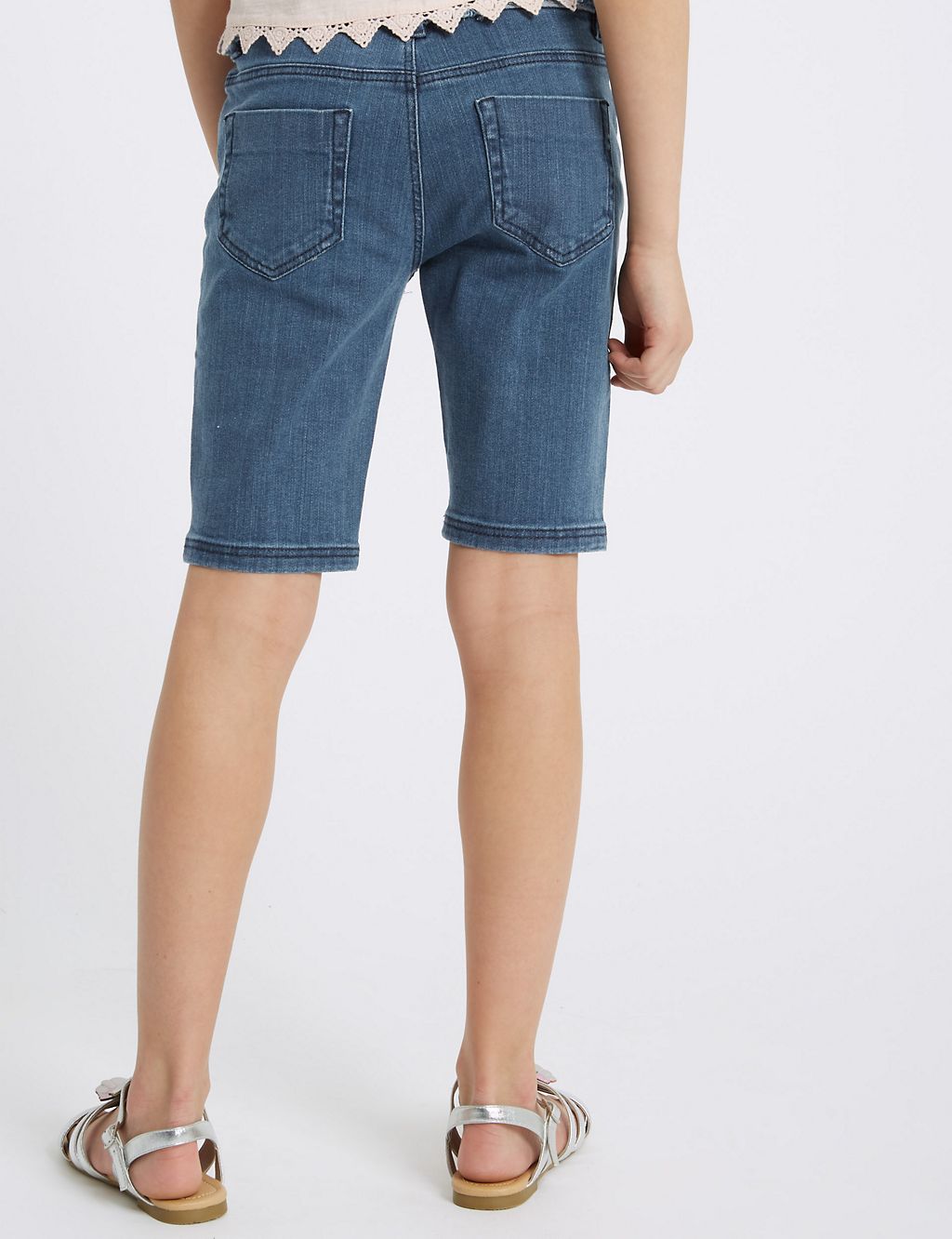 Cotton Shorts with Stretch (3-16 Years) 4 of 4