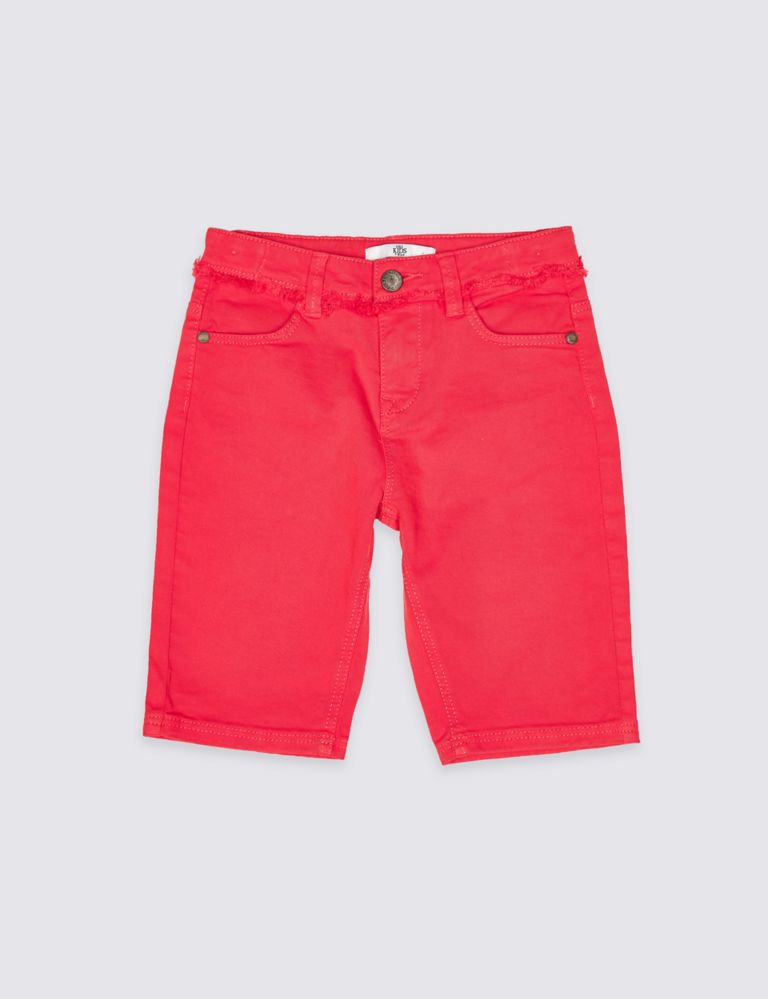 Cotton Shorts with Stretch (3-16 Years) 2 of 4