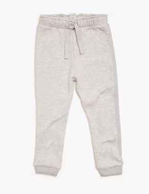 Cotton Side Stripe Joggers (2-7 Yrs) Image 2 of 5
